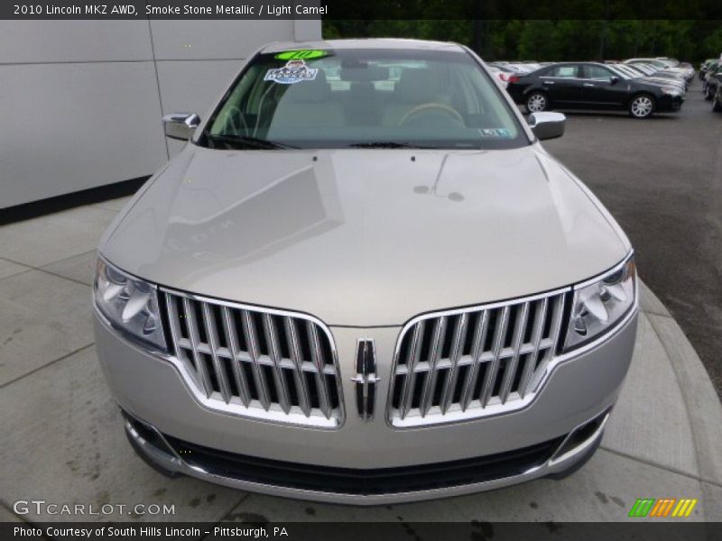 Smoke Stone Metallic / Light Camel 2010 Lincoln MKZ AWD