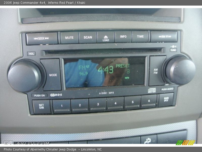 Inferno Red Pearl / Khaki 2006 Jeep Commander 4x4