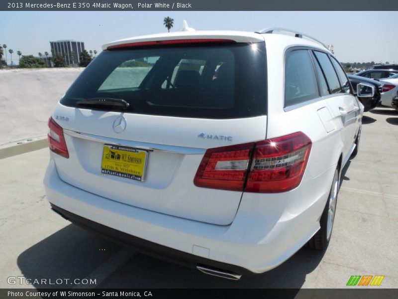 Polar White / Black 2013 Mercedes-Benz E 350 4Matic Wagon