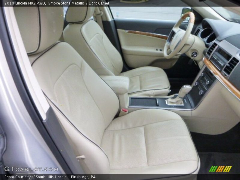 Smoke Stone Metallic / Light Camel 2010 Lincoln MKZ AWD