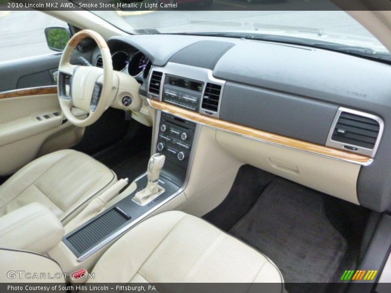 Smoke Stone Metallic / Light Camel 2010 Lincoln MKZ AWD