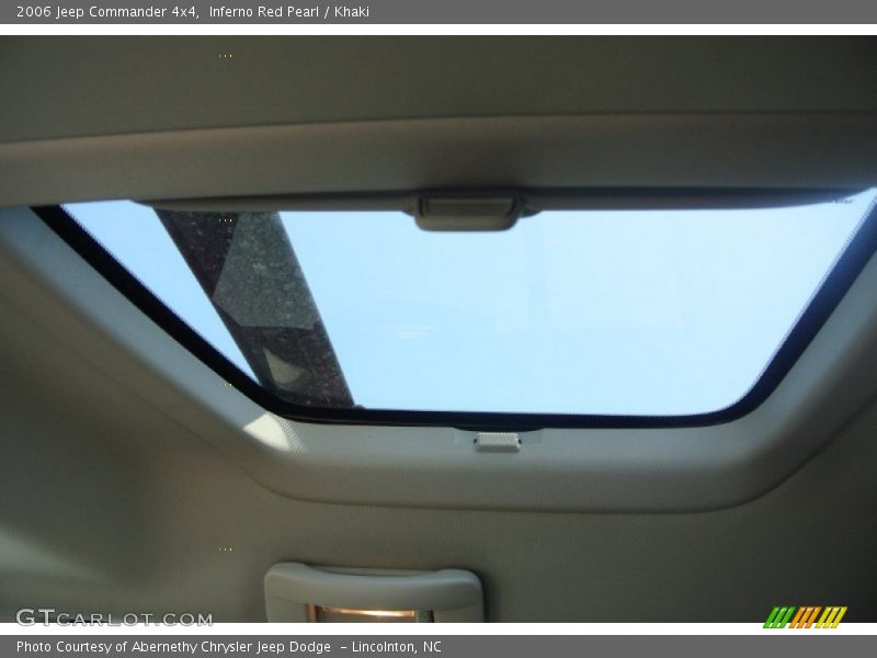 Inferno Red Pearl / Khaki 2006 Jeep Commander 4x4