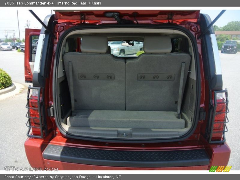 Inferno Red Pearl / Khaki 2006 Jeep Commander 4x4