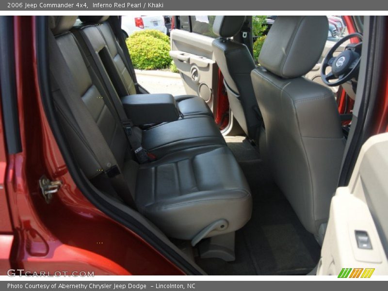 Inferno Red Pearl / Khaki 2006 Jeep Commander 4x4