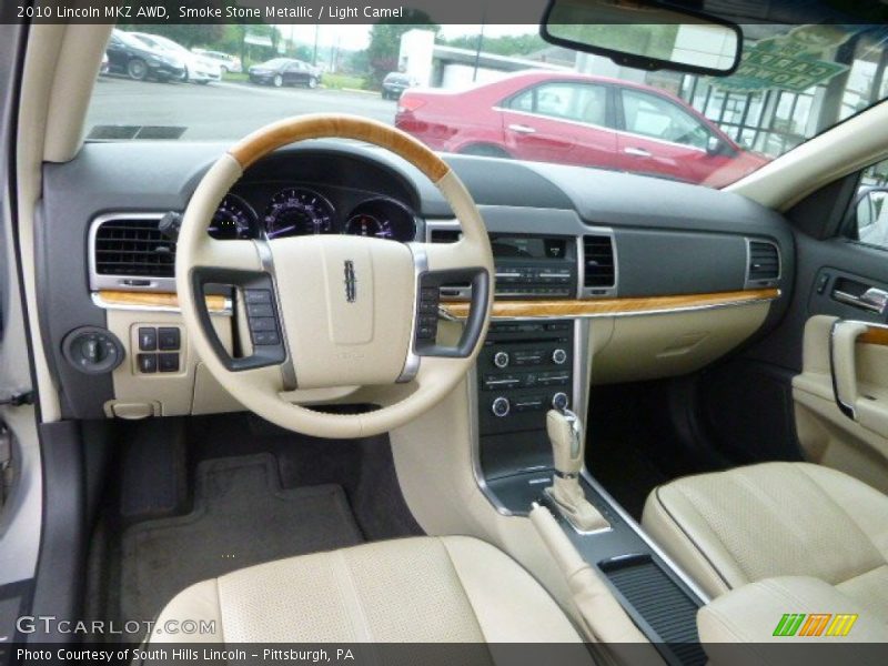 Smoke Stone Metallic / Light Camel 2010 Lincoln MKZ AWD