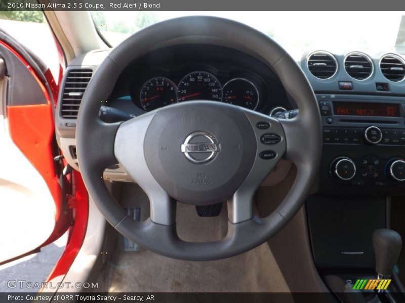 Red Alert / Blond 2010 Nissan Altima 2.5 S Coupe