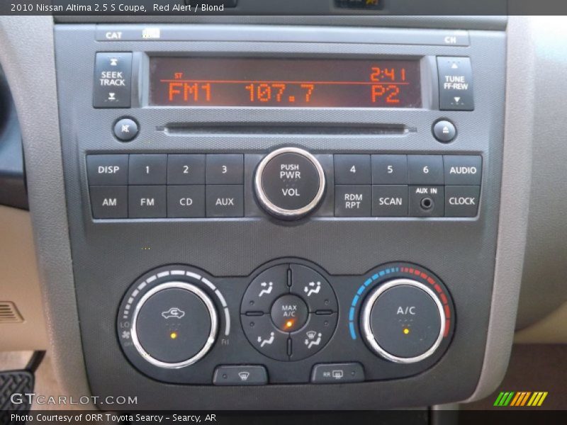 Red Alert / Blond 2010 Nissan Altima 2.5 S Coupe
