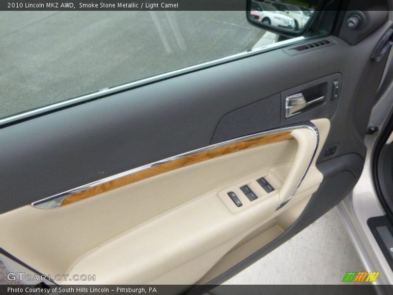 Smoke Stone Metallic / Light Camel 2010 Lincoln MKZ AWD