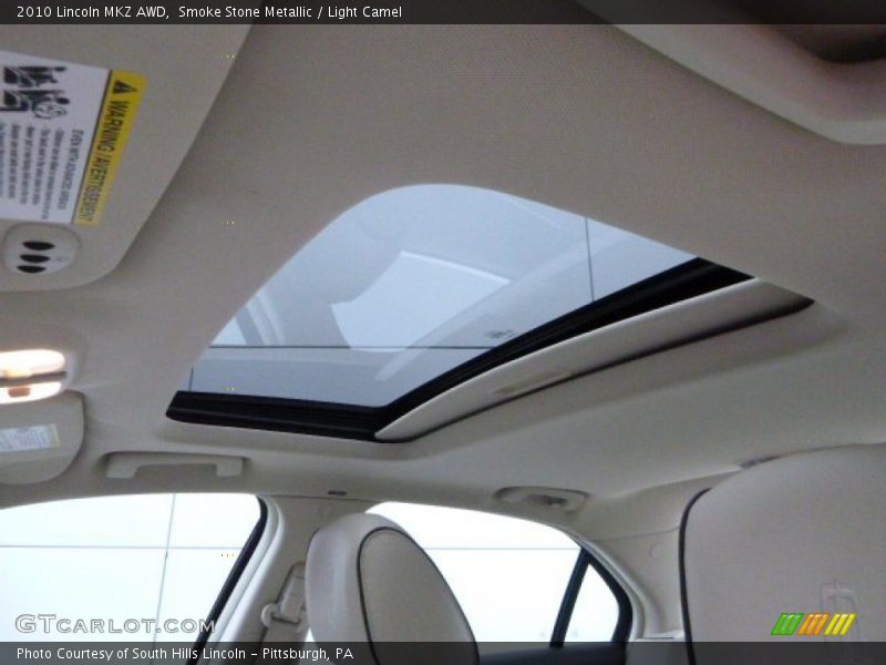 Smoke Stone Metallic / Light Camel 2010 Lincoln MKZ AWD