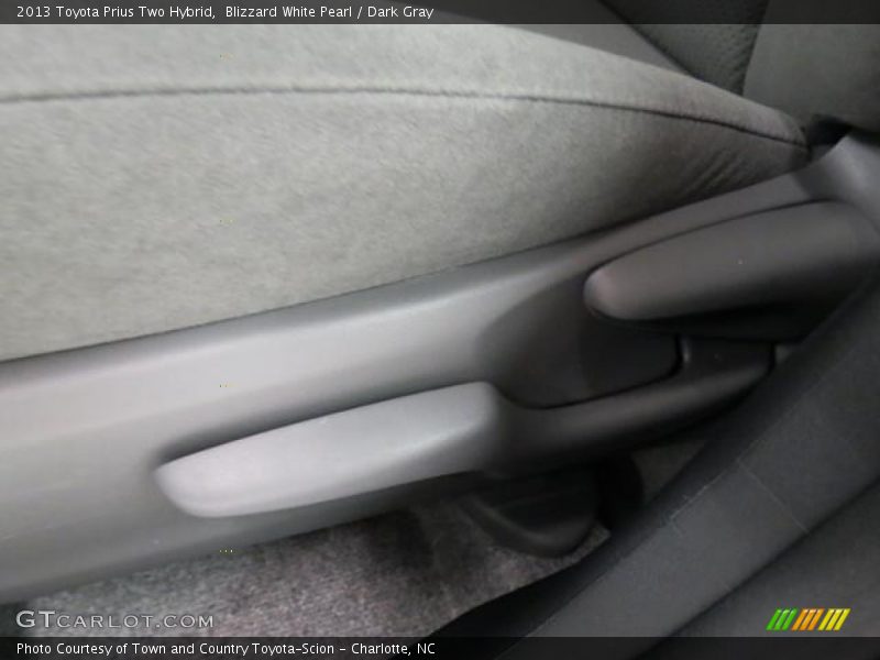Blizzard White Pearl / Dark Gray 2013 Toyota Prius Two Hybrid