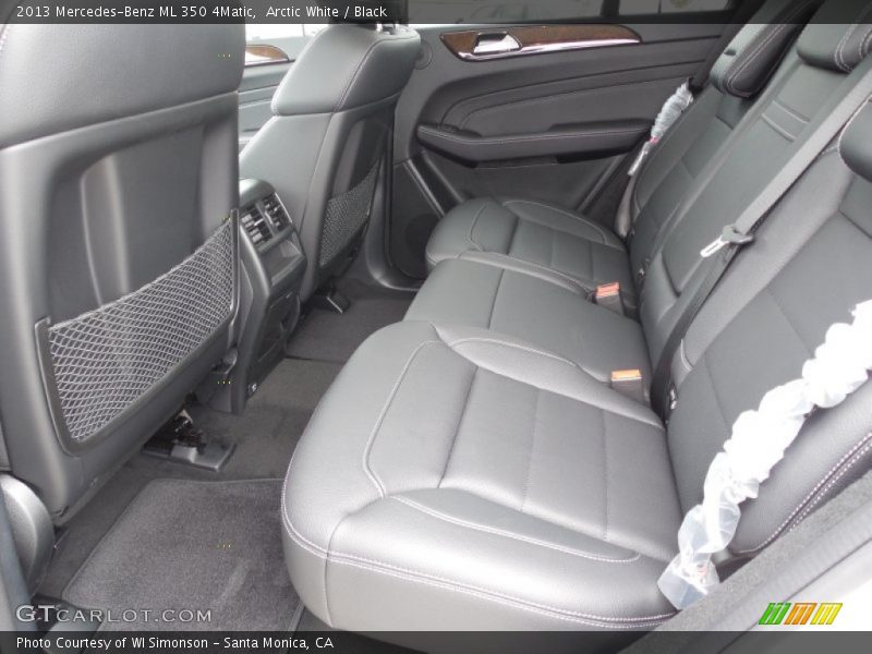 Arctic White / Black 2013 Mercedes-Benz ML 350 4Matic