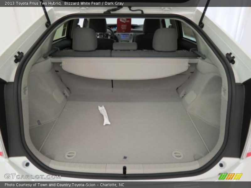 Blizzard White Pearl / Dark Gray 2013 Toyota Prius Two Hybrid