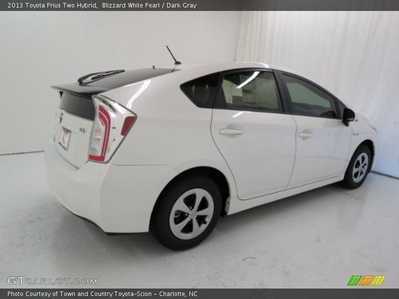 Blizzard White Pearl / Dark Gray 2013 Toyota Prius Two Hybrid
