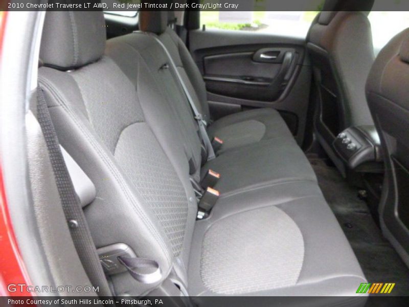 Red Jewel Tintcoat / Dark Gray/Light Gray 2010 Chevrolet Traverse LT AWD