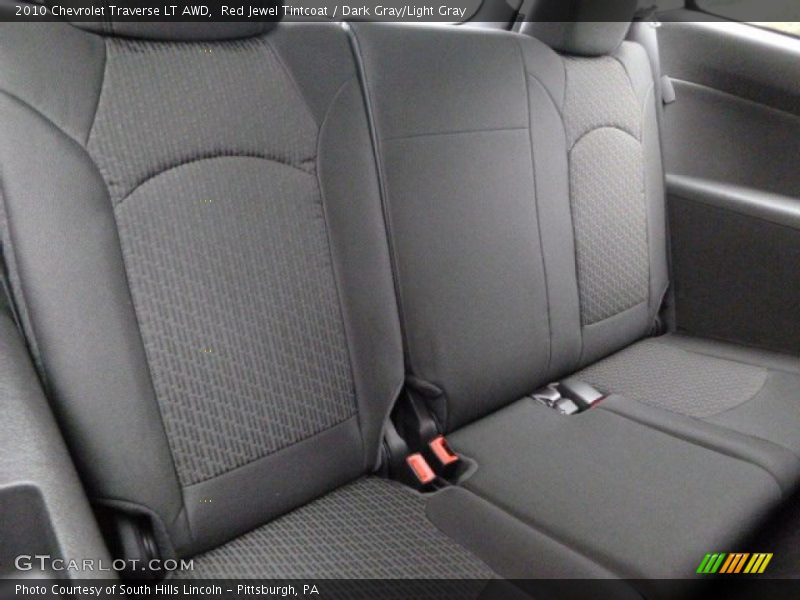 Red Jewel Tintcoat / Dark Gray/Light Gray 2010 Chevrolet Traverse LT AWD