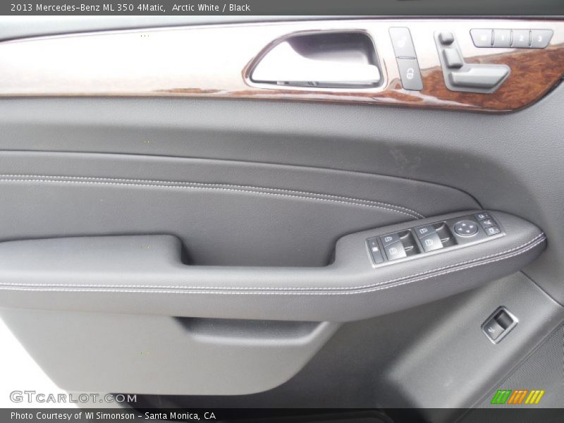 Arctic White / Black 2013 Mercedes-Benz ML 350 4Matic