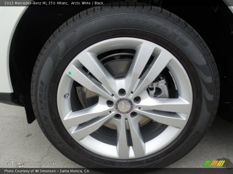 Arctic White / Black 2013 Mercedes-Benz ML 350 4Matic