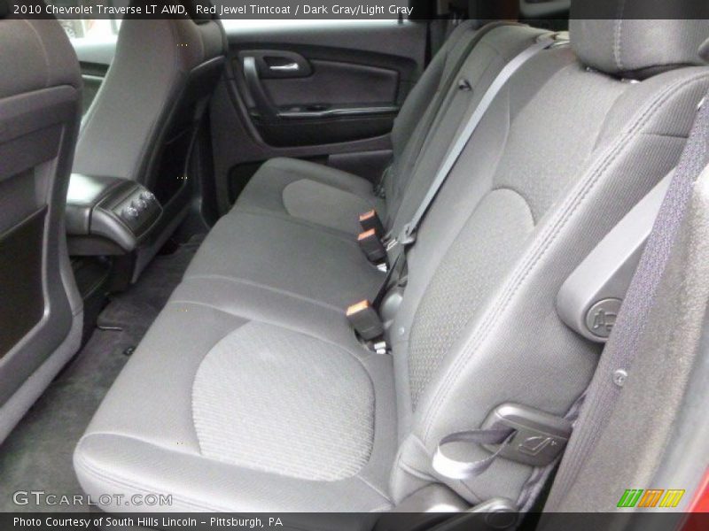 Red Jewel Tintcoat / Dark Gray/Light Gray 2010 Chevrolet Traverse LT AWD