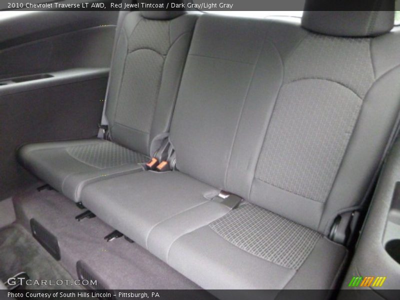 Red Jewel Tintcoat / Dark Gray/Light Gray 2010 Chevrolet Traverse LT AWD