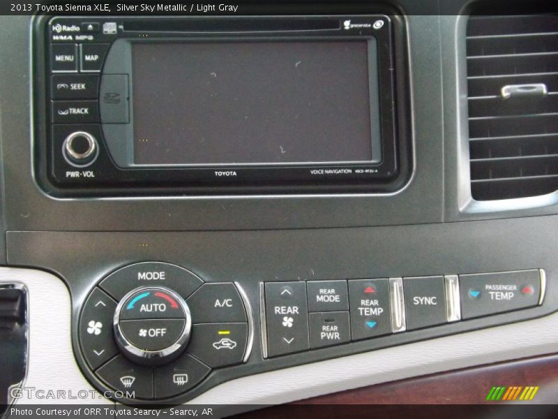 Silver Sky Metallic / Light Gray 2013 Toyota Sienna XLE