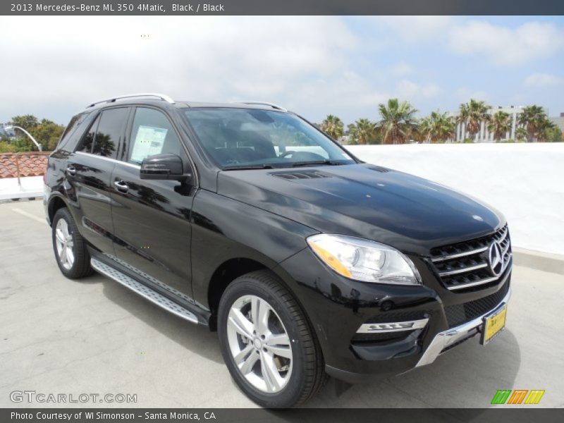 Black / Black 2013 Mercedes-Benz ML 350 4Matic