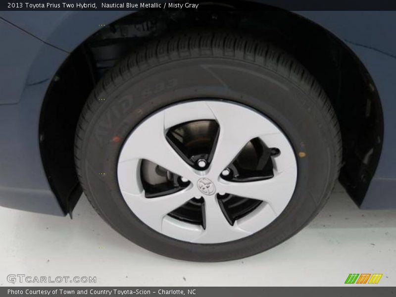 Nautical Blue Metallic / Misty Gray 2013 Toyota Prius Two Hybrid