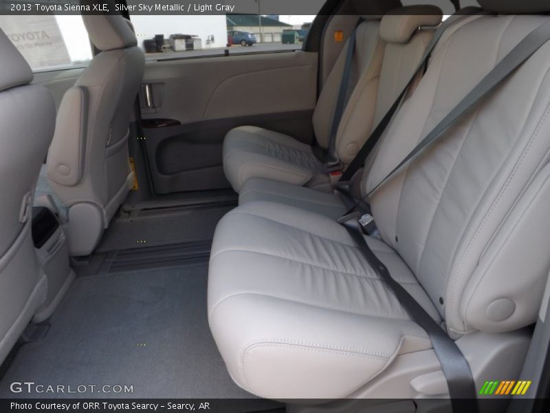 Silver Sky Metallic / Light Gray 2013 Toyota Sienna XLE