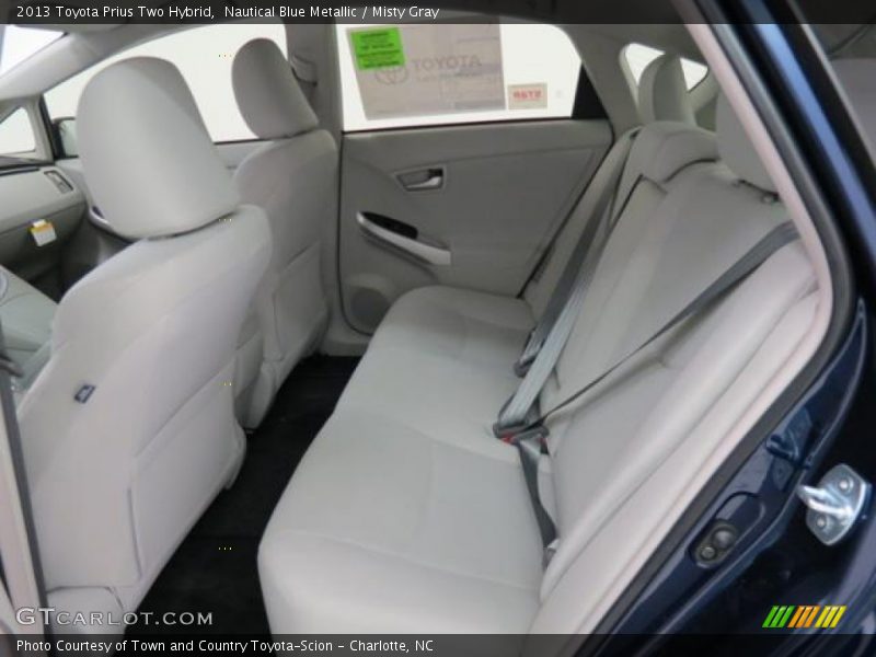 Nautical Blue Metallic / Misty Gray 2013 Toyota Prius Two Hybrid