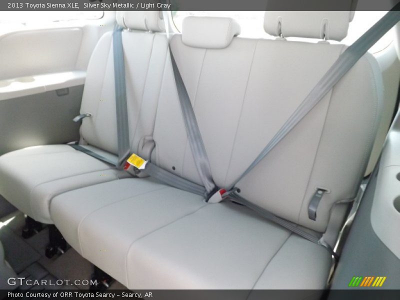 Silver Sky Metallic / Light Gray 2013 Toyota Sienna XLE