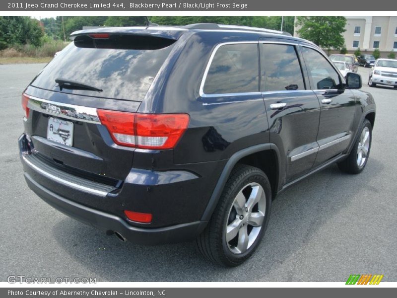 Blackberry Pearl / Black/Light Frost Beige 2011 Jeep Grand Cherokee Limited 4x4