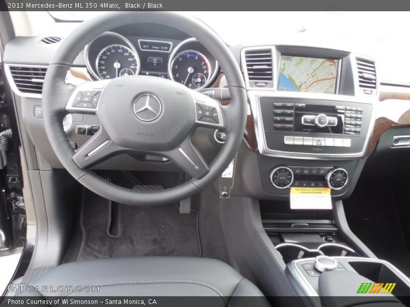 Black / Black 2013 Mercedes-Benz ML 350 4Matic