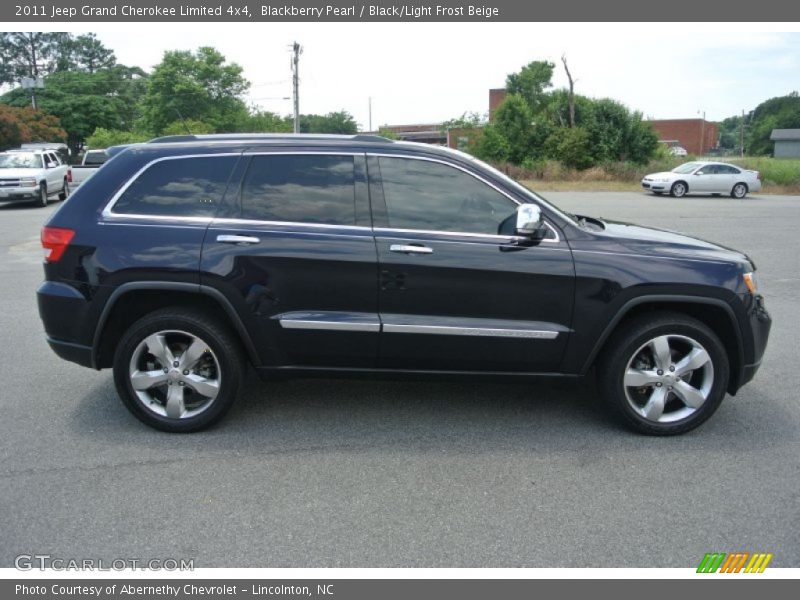Blackberry Pearl / Black/Light Frost Beige 2011 Jeep Grand Cherokee Limited 4x4