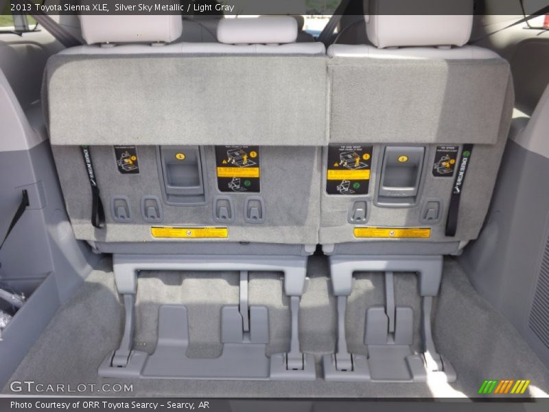 Silver Sky Metallic / Light Gray 2013 Toyota Sienna XLE