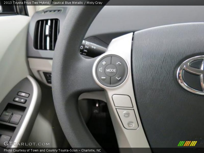Nautical Blue Metallic / Misty Gray 2013 Toyota Prius Two Hybrid