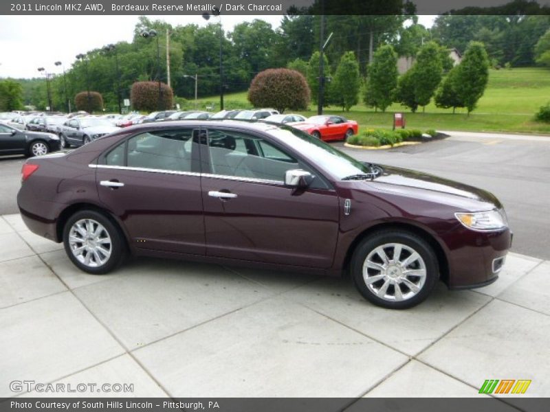 Bordeaux Reserve Metallic / Dark Charcoal 2011 Lincoln MKZ AWD