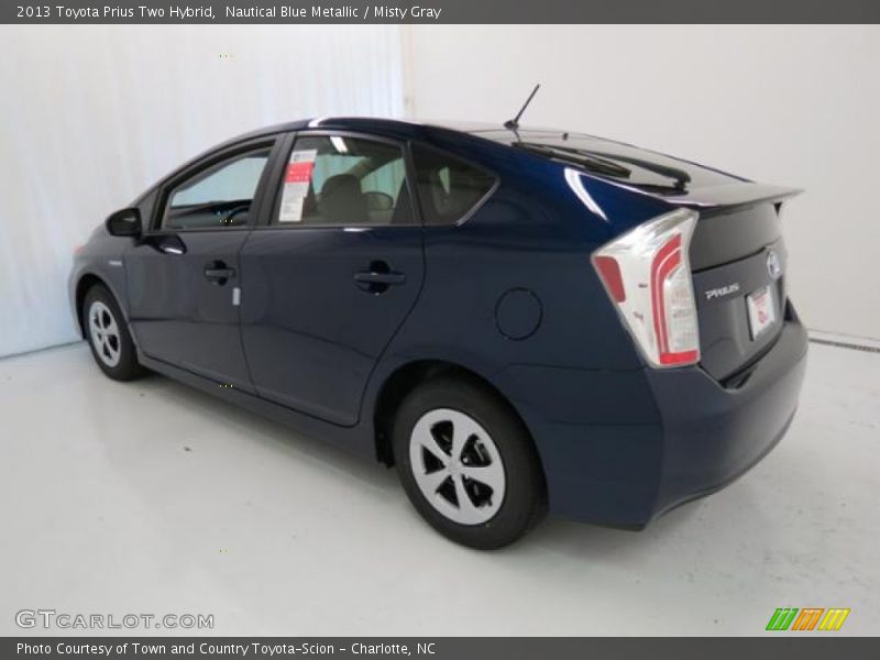 Nautical Blue Metallic / Misty Gray 2013 Toyota Prius Two Hybrid