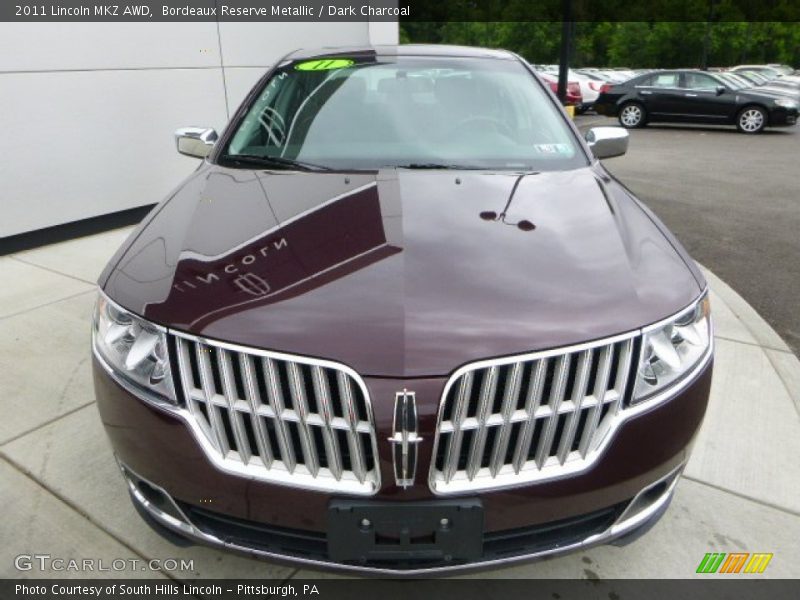 Bordeaux Reserve Metallic / Dark Charcoal 2011 Lincoln MKZ AWD