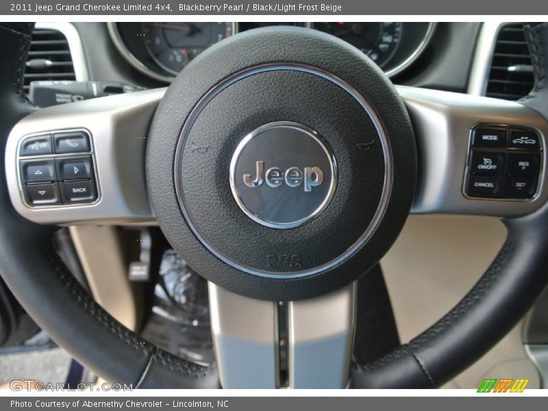 Blackberry Pearl / Black/Light Frost Beige 2011 Jeep Grand Cherokee Limited 4x4