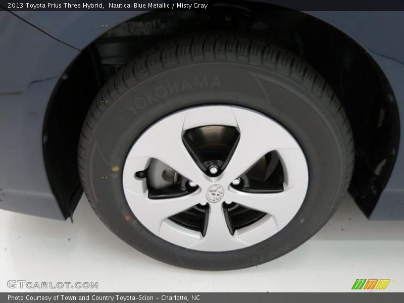 Nautical Blue Metallic / Misty Gray 2013 Toyota Prius Three Hybrid