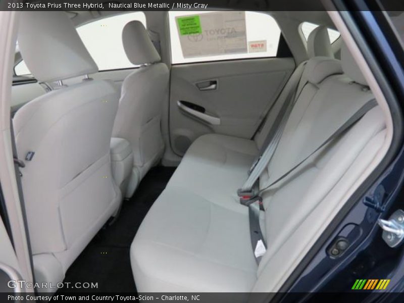 Nautical Blue Metallic / Misty Gray 2013 Toyota Prius Three Hybrid
