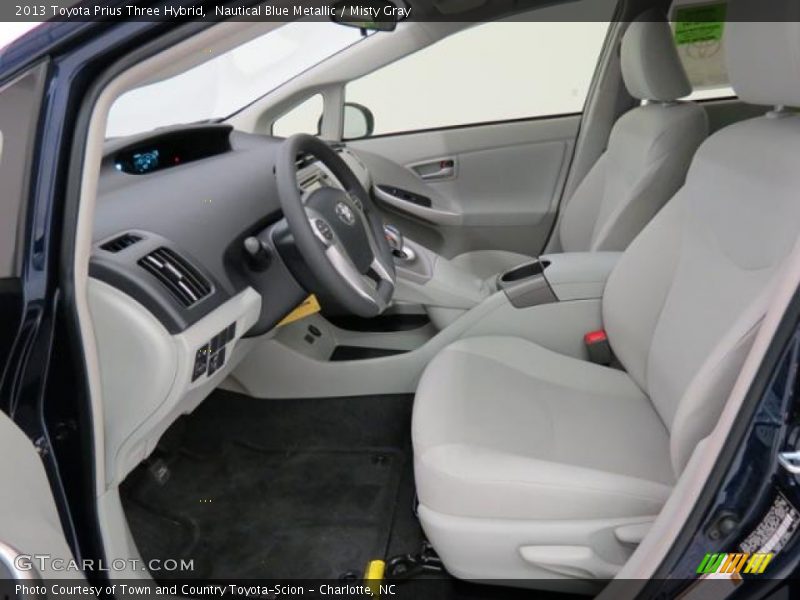 Nautical Blue Metallic / Misty Gray 2013 Toyota Prius Three Hybrid