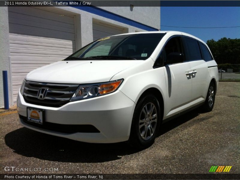 Taffeta White / Gray 2011 Honda Odyssey EX-L