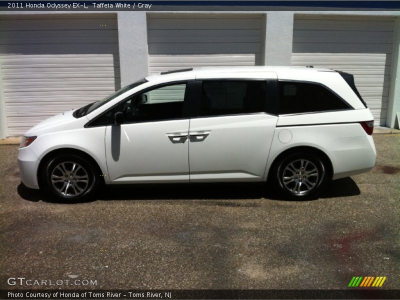 Taffeta White / Gray 2011 Honda Odyssey EX-L