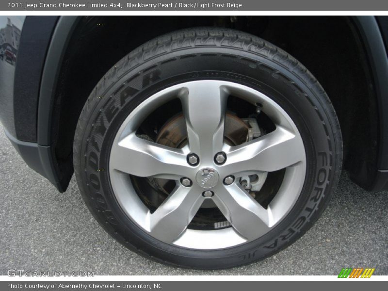 Blackberry Pearl / Black/Light Frost Beige 2011 Jeep Grand Cherokee Limited 4x4