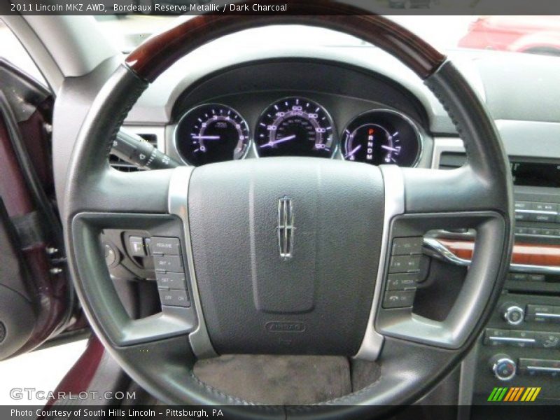 Bordeaux Reserve Metallic / Dark Charcoal 2011 Lincoln MKZ AWD
