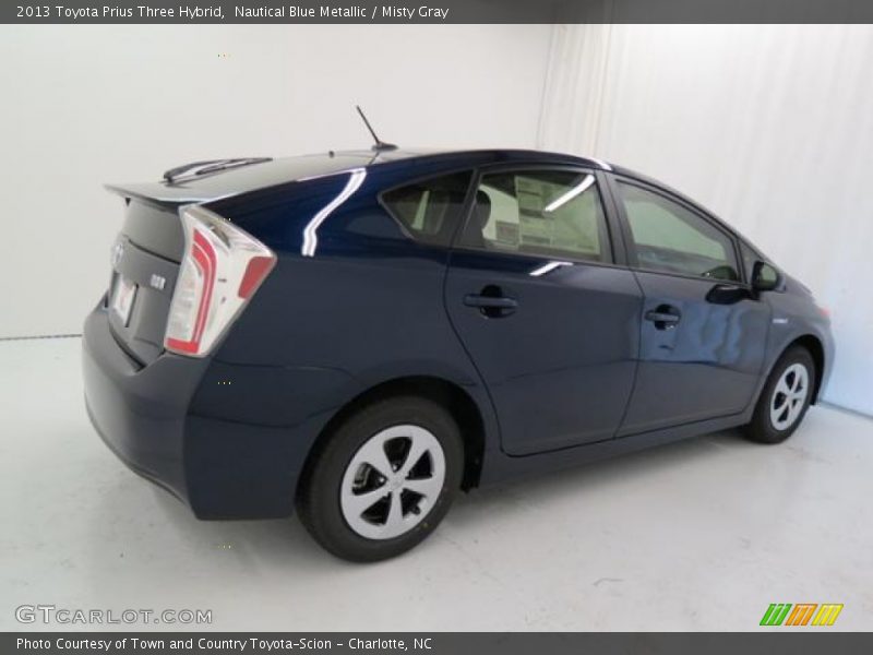 Nautical Blue Metallic / Misty Gray 2013 Toyota Prius Three Hybrid