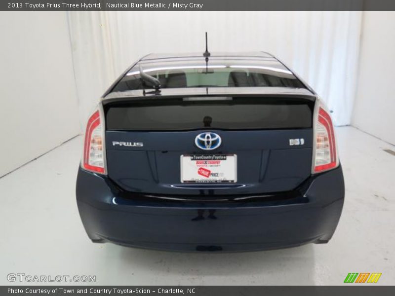Nautical Blue Metallic / Misty Gray 2013 Toyota Prius Three Hybrid