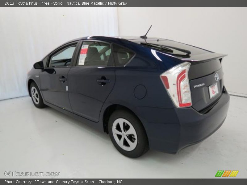 Nautical Blue Metallic / Misty Gray 2013 Toyota Prius Three Hybrid