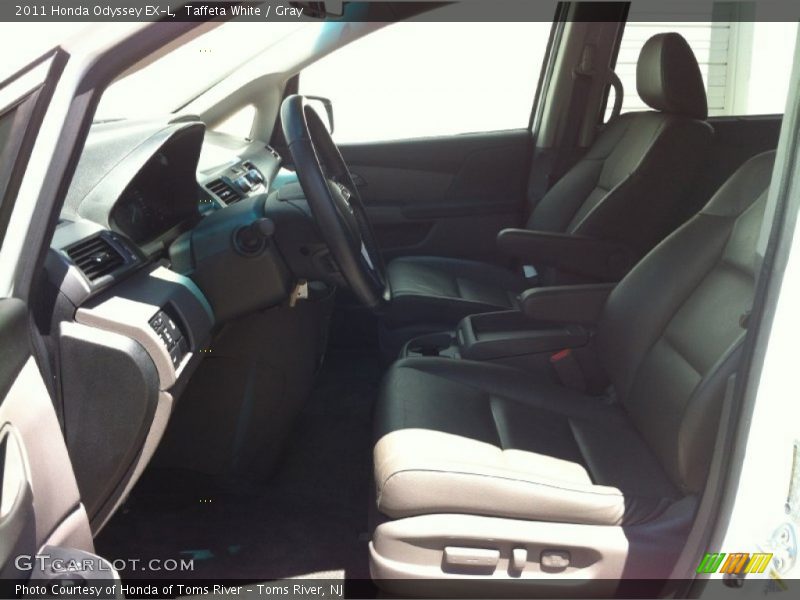 Taffeta White / Gray 2011 Honda Odyssey EX-L