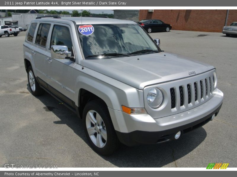 Bright Silver Metallic / Dark Slate Gray 2011 Jeep Patriot Latitude 4x4